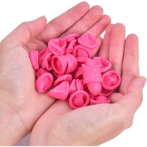 30pcs Disposable Latex Rubber Finger Cots Sets Fingertips Protector Gloves New D18 20 Dropshipping Retailsale Wholesales