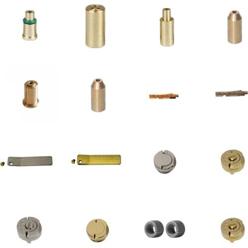 Complete Variety Gas Refill Adapter/Flint Steel Wheel/Bottom Screw/Echo Plate/Flint Slide Cover For Dupont Lighter Repair Parts