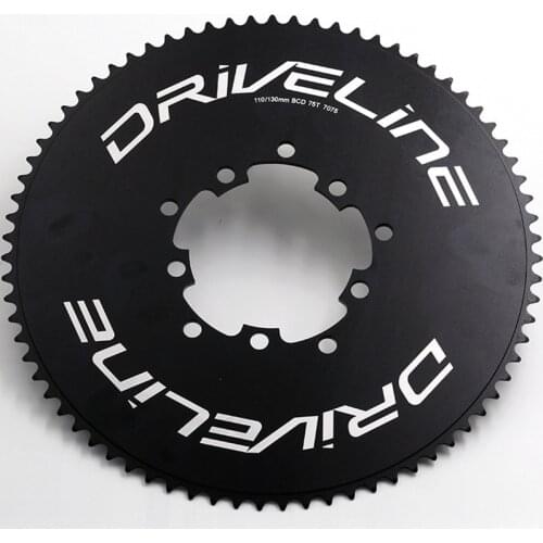 Folding bicycle road bike chainwheel BCD110/130 chainwheel for brompton bike 75T chainwheel engine chainring