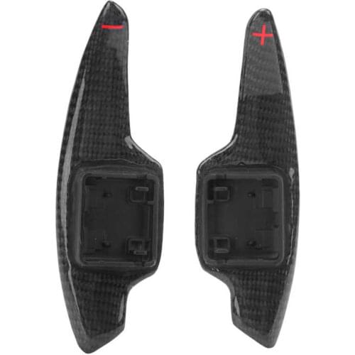 Extend Length Upgrade Carbon Fiber Paddle Shifters Fit for Chevrolet Corvette C8 2020+ Steering Wheel Shifter Replacement