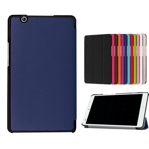 For Huawei MediaPad M3 BTV-W09 BTV-DL09 Tablet Smart Sleep Case Slim Fold Flip Stand PU Leather Magnet Skin Cover + Film + Pen