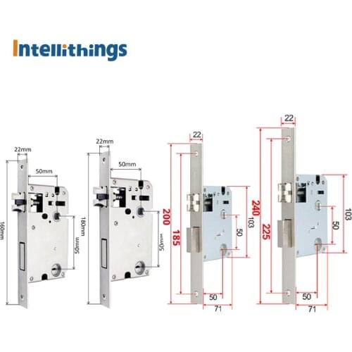 Zemismart Smart Lock Body Single Lock Bolt Double Lock Bolt 160mm 180mm 200mm 240mm for X2 Smart Door Lock