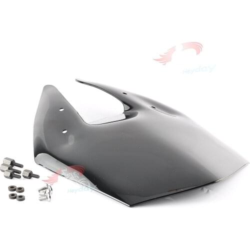 Double Bubble Windscreen Windshield Screen Smoke For KAWASAKI Z800 2013 2014 2015 2016 ABS plastic