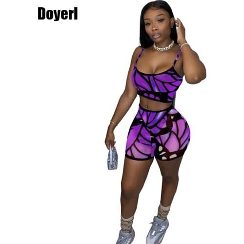 Short Co Ord Set Women Summer Two Piece Set 2021 Matching Sets Club Outfits for Women Tracksuit Sportswear Joggers Women Set