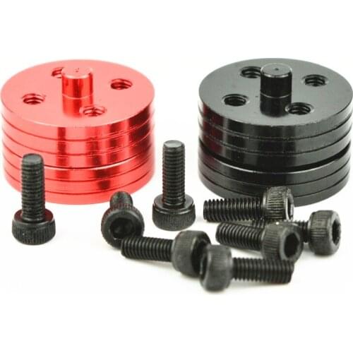 1pair Aluminumalloy quick release front and back paddle holder compatible with 3mm,3.17mm, 4mm shaft second generation quick rel