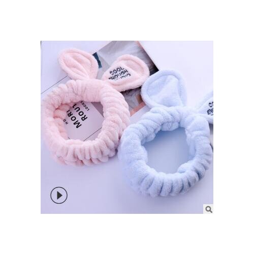 50pcs/lot DIY Multi Coral Fleece Embroidery Letters Headband Tie A Knot Bowknot Hair Styling Tools Hair Accessories HA746