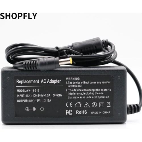 19V 3.16A 5.5x3.0mm AC Power Supply Adapter For Samsung NP300V5A RV411 R428 RV415 RV420 RV515 R540 R510 R522 R530 Laptop Charger