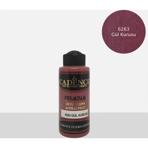 Cadence Acrylic Paint 6263-Gül Dried 120ml