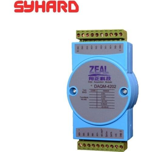 Analog acquisition module MODBUS4-20ma to RS485 8 way/channel AI input 0-10v isolation DAQM4202