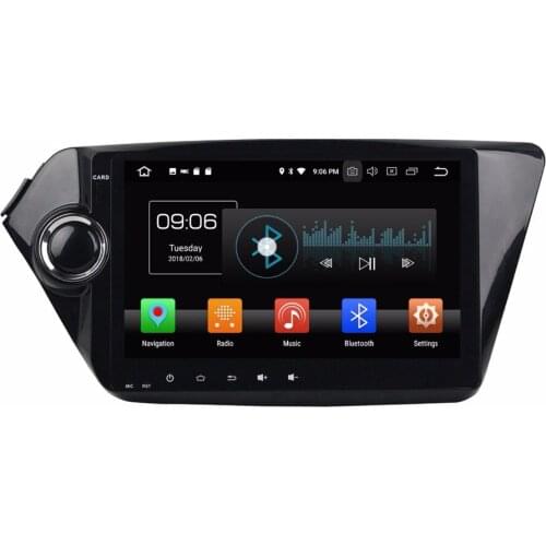 Octa Core 9 inch 8 core Android 9.0 Car Radio DVD player GPS stereo headunits for KIA K2 2011-2015 64G NAVIGATION 4G RAM stereo