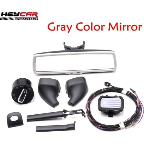 Auto headlight switch+Rain Sensors Wiper Sensor Kit+Anti Rearview Mirror For VW Tiguan Jetta Golf MK6 Passat B7 1K0 955 559 AH