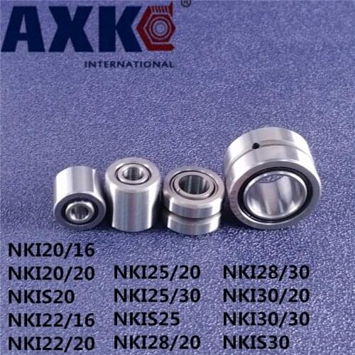 Free shipping Needle roller bearings with inner ring NKI20/16 NKI20/20 NKIS20 NKI22/16 NKI22/20 NKI25/20 NKI25/30 NKIS25 NKIS30