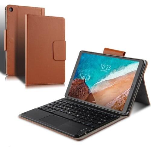 Case For Xiaomi Mi Pad 4 Plus MiPad4 plus 10.1" Leather Wireless Bluetooth keyboard Protective Cover MiPad4 plus10" Tablet+pen