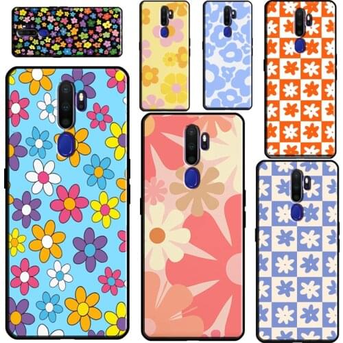 Psychedelic Flower Power Groovy Boho For OPPO A52 A72 A91 A5 A9 A31 A53 2020 Reno2 Z Find X2 X3 Pro A3S A5S A1K A15 A93 Case