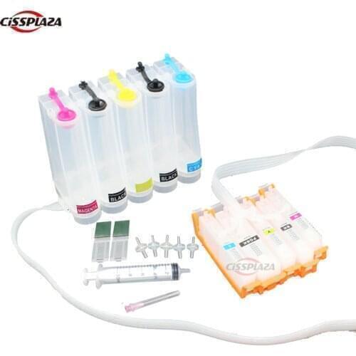CISSPLAZA 5colors compatible For canon PGI680 CLI681 compatible for canon PIXMA TR7560 TR8560 TS6160 ciss