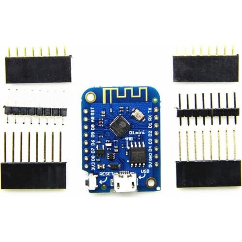 For Wemos D1 Mini V3.0.0 WIFI Internet of Things Development Board Based ESP8266 CH340 CH340G For Arduino Nodemcu V2 MicroPython