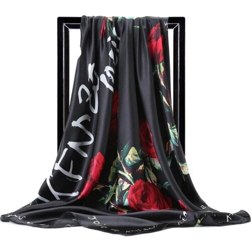 Chinese Quality Silk New Style Spring And Summer Women Beach Silk Scarves Headscarf Lady Lovely square Scarf Fashion Print Shawl