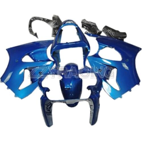 Injection Fairings Kits for Kawasaki ZX6R 2000 - 2002 Year ZX-6R 2001 Complete Motorcycle Body Kit Covers Blue Panels Kit