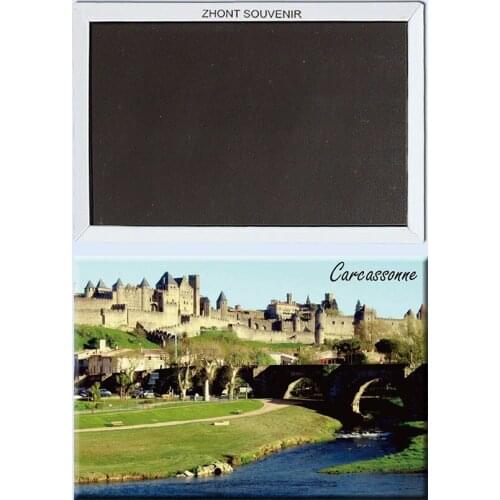 A beautiful ancient city in the south of France Carcassonne 22482, Souvenirs of Worldwide Tourist;fridge magnet gift