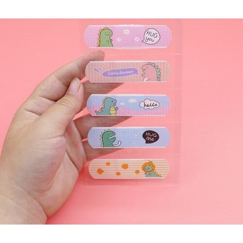 1 Sheet Cartoon Wound Adhesive Plaster Bandages Sticker Home Travel First Aid Kit Patches for Kids Girls