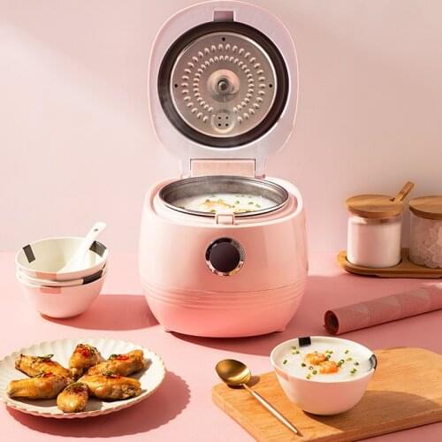 220v mini rice cooker 1.2L 2L Optional multi-functional small student dormitory rice cooker