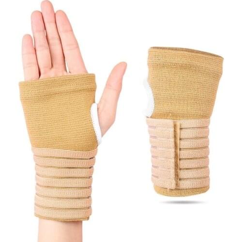 Outdoor Sports Compression Wrist Guard Palm Riding Wrist Support Training Fitness Safety Hand Belt Breathable Fitness 1 Pair