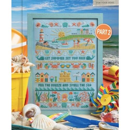 Four Seasons Scenery Series-Summer Counted Cross Stitch 11CT 14CT 18CT DIY Chinese Cross Stitch Kits Embroidery Needlework Sets