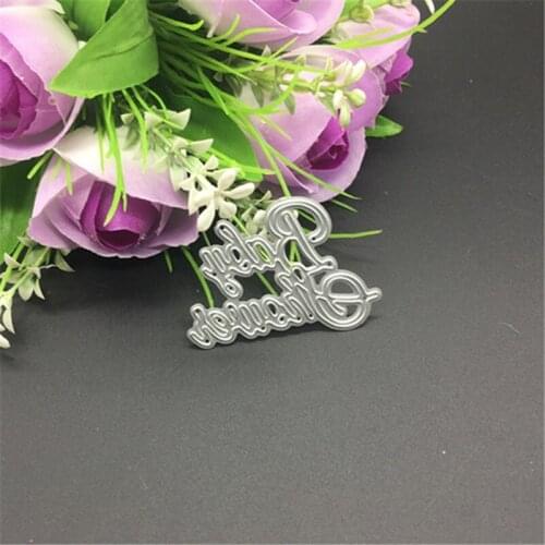 Baby Shower Die Cutting Dies Stencil DIY Scrapbooking Album Card Embossing Craft