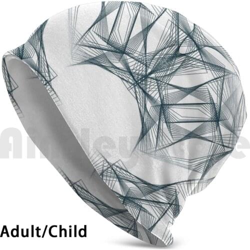 Da Fs Strings And Curves A1efx.? Beanies Knit Hat Hip Hop Ohdz Lights Abstract Cool Black Color Abstrac Fractal