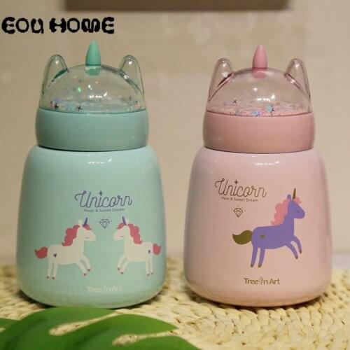 Creative New Design Micro Landscape Vacuum Flasks Children Thermos Cup Coffee Tea Milk Travel Mug Stainless Thermo Bottle Gifts