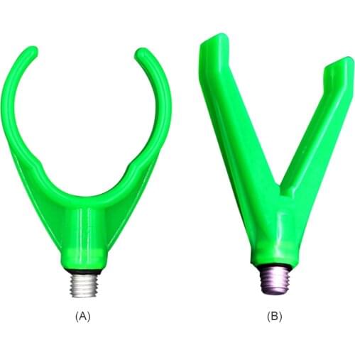 1Pcs Holder U-shaped V shape Carp Fishing Rod Rest Gripper Pole Holder Support Bracket Fishing Tackle