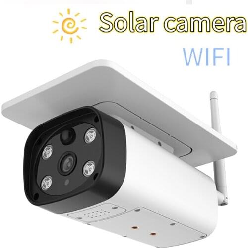 Y8-SL 1080P Solar Camera Wifi Camera PIR 2MP HD Outdoor Indoor Wireless Home Security Alarm Solar Panel Rechargeable Battery