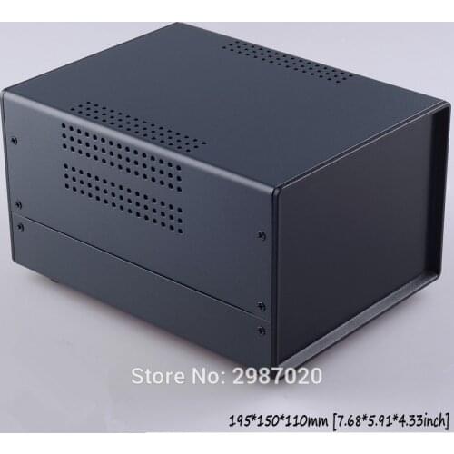 195*150*110mm Iron enclosure for electronic project power supply equipment cases diy junction box custom design iron enclosure