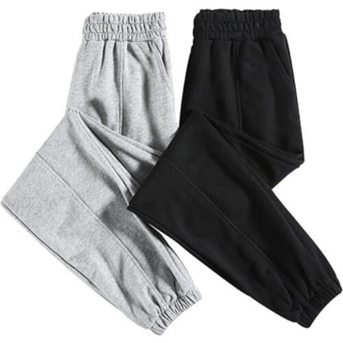 JMPRS Loose Women Sweatpants Elastic High Waist Autumn Casual Pocket Female Pants Black Harajuku Fashion Joggers Trousers 2021