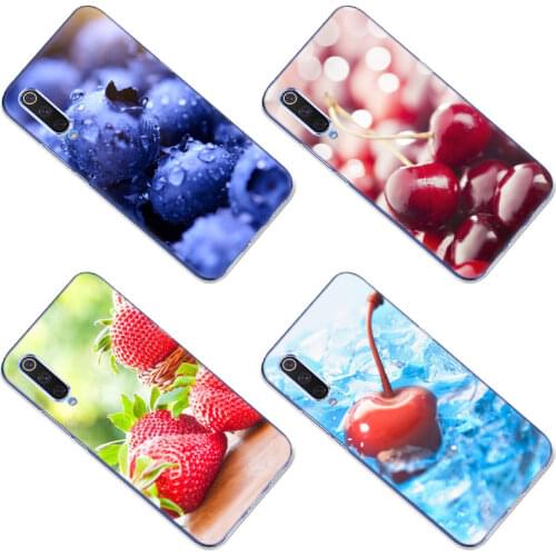 Fruit cherry Blueberry Strawberry Case for Xiaomi Mi POCO X3 NFC M3 F3 Note 10 S 10i 10T 11X Pro 11i 11 Ultra 11 Lite Soft Cover