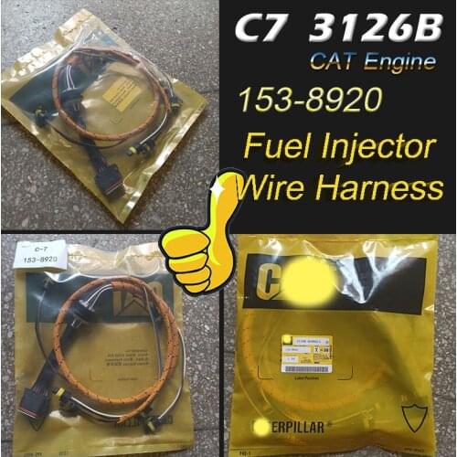 Good Quality 153-8920 Injector Wiring Harness 1538920 for E322C E325C Caterpillar Excavator 3126B C7 Diesel Engine Parts