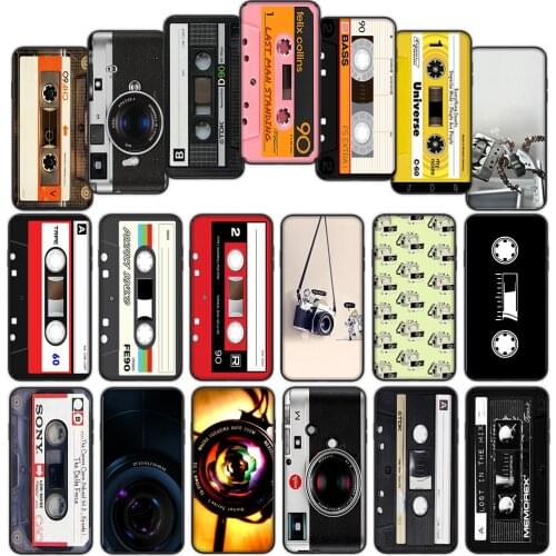 Cassette Tape Volume Camera Soft Cover Case for Xiaomi Mi Redmi Note 9 SE 9C 9S 9T Pro Max