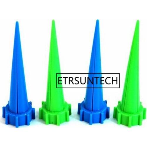 100Set Random Colors Automatic Garden Watering Cone Watering Spike Plant Flower Water Bottle Irrigation System Tool