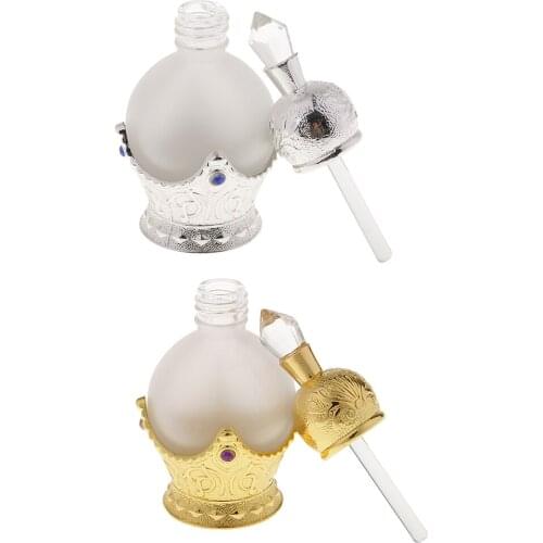 Creative Antique Glass Perfume Spray Bottle 15ml Lady Makeup Collectibles