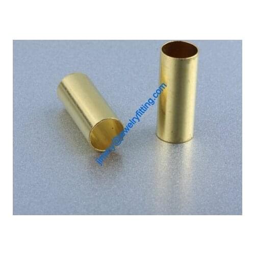 Brass Tube Conntctors Tubes jewelry findings 6*15mm ship free 3000pcs copper tube Spacer beads