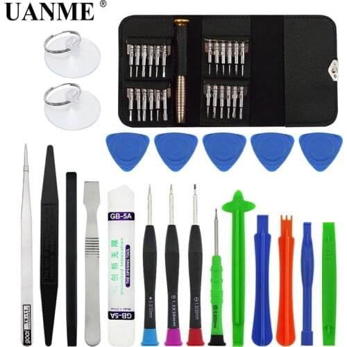 UANME 46 in 1 Torx Screwdriver mobile Phone Repair Tool Set Hand Tools for IPhone Mobile Phone Xiaomi Tablet PC Small Toy Kit