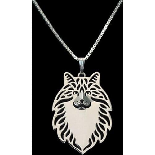 New Unique Romantic Gold Silver Color Norwegian Forest cat Pendant Necklace Hunger Games Necklace Women Best Friend Choker