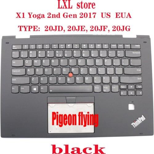 New for thinkpad x1 yoga 2nd gen 2017(20JD, 20JE, 20JF, 20JG)English keyboard EUA ,C-COVER FRU 01HY850 01HY930 01HY890 01HY810