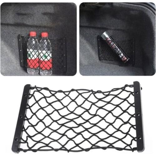 Car Accessories Organizer Car Trunk Net Nylon Auto Cargo Storage Mesh Holder Universal For Cars Luggage Nets Travel Pocket