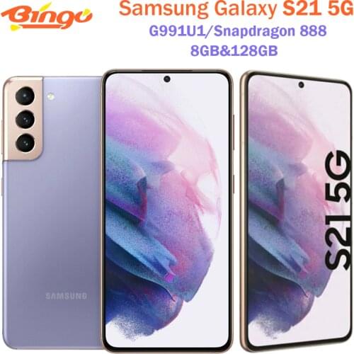 Samsung Galaxy S21 5G G991U G991U1 Original Cell Phone 6.2" 8GB&128GB NFC Triple Rear Camera Octa Core Snapdragon 888 Unlocked