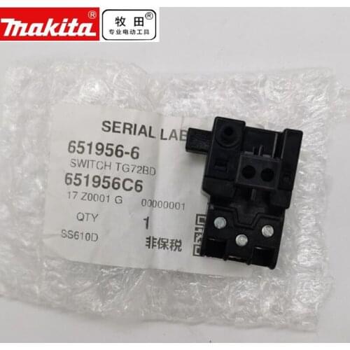 Switch for Makita 651956-6 BSS500Z DSS501Z DSS500RFE DSS500Z DLS713Z DLS713RME DCS550Z DCS550RMJ BUC122RFE LS800DWDE DCS552