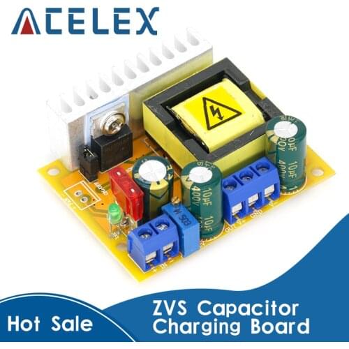 8-32V to 45-390V DC-DC Boost Converter Step Up Power Supply Module High Voltage ZVS Capacitor Charging Board