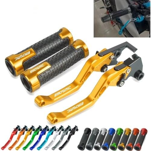 Adjustable Brake Handle Clutch Levers Motorcycle Thruster Grip For 690 SMC 2008 2009 2010 2011 2012 2013 690smc Handlebar