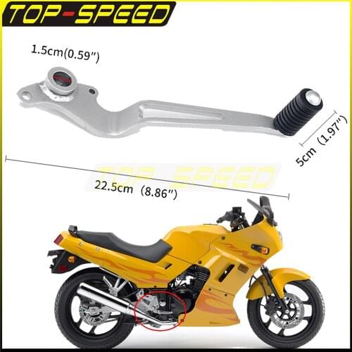 Motorcycle Rear Brake lever Foot Pedal Shift Lever Accessories For KAWASAKI Z 250 13-18 Z 300 15-18 EX 250R NINJA 250R 08-18