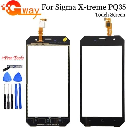 Touch For 5.5" Sigma X-treme PQ35 Touch Panel Screen Digitizer Sensor Replacement Mobilephone Accessories Without LCD+Tools